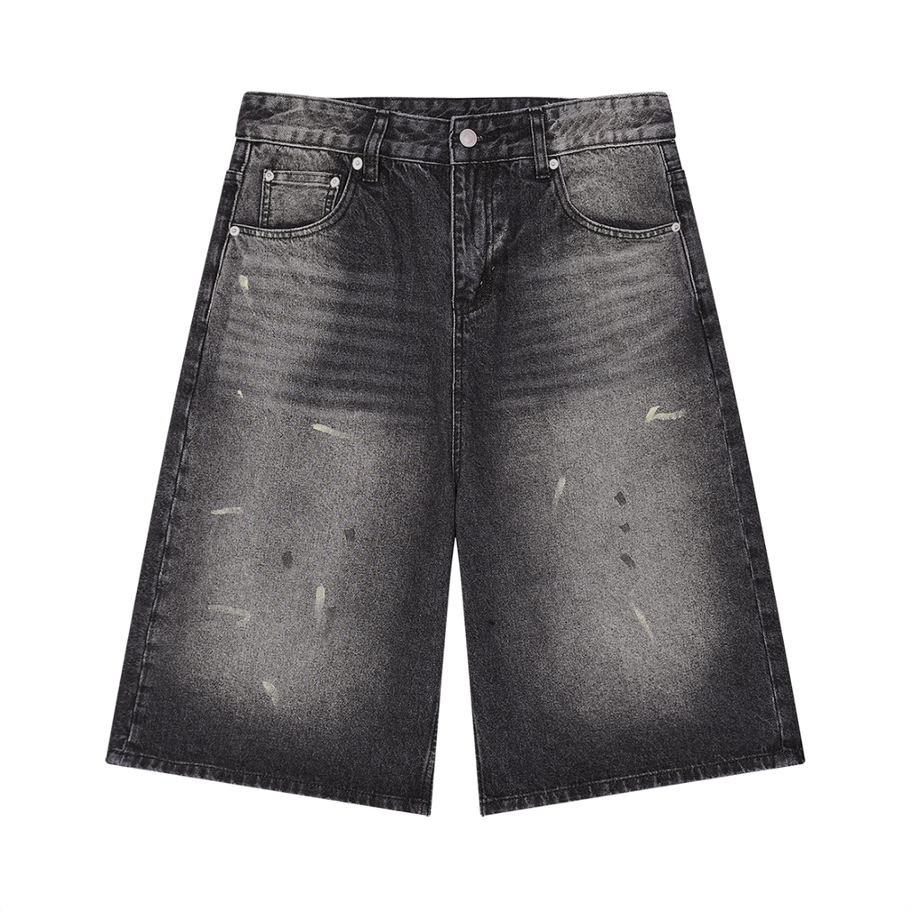 Foundation Wide Leg Denim Shorts