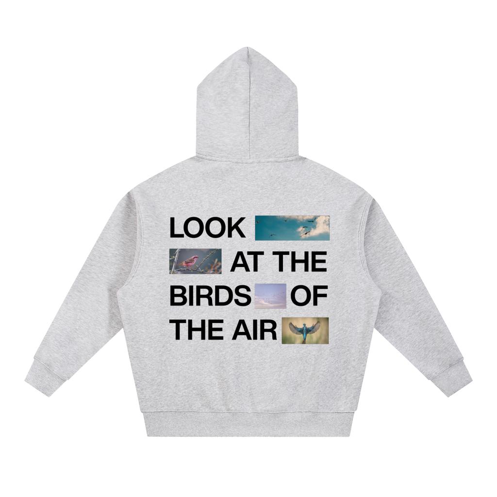 Look at the Birds Oversized Boxy Hoodie